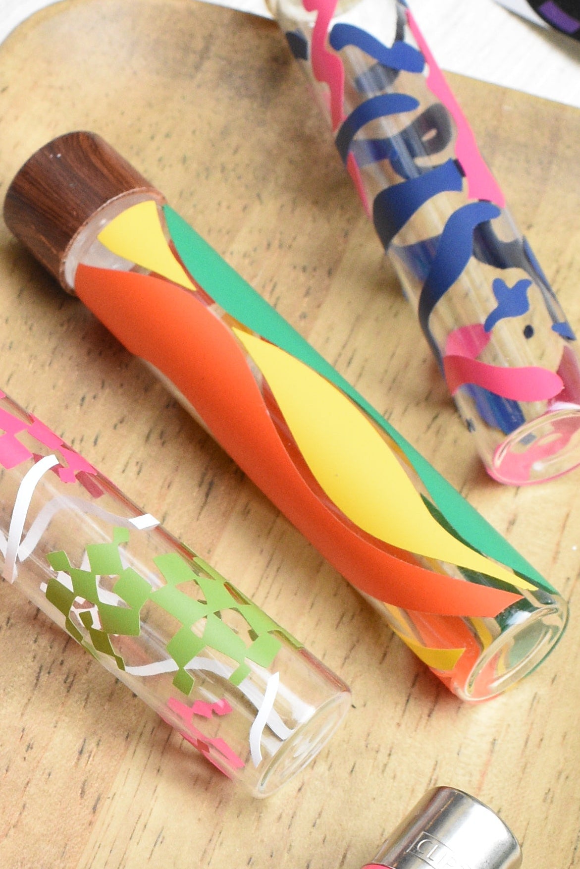 "groovy waves" one-of-a-kind tube