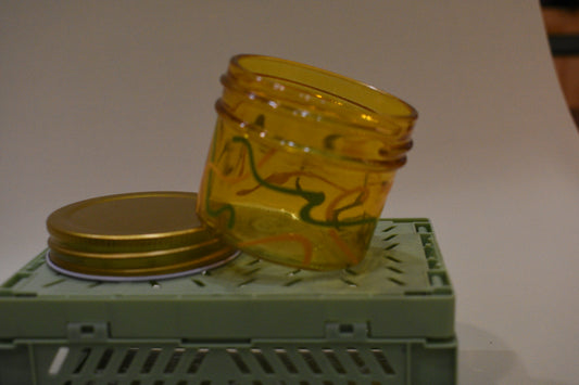 "swirly" one-of-a-kind jar