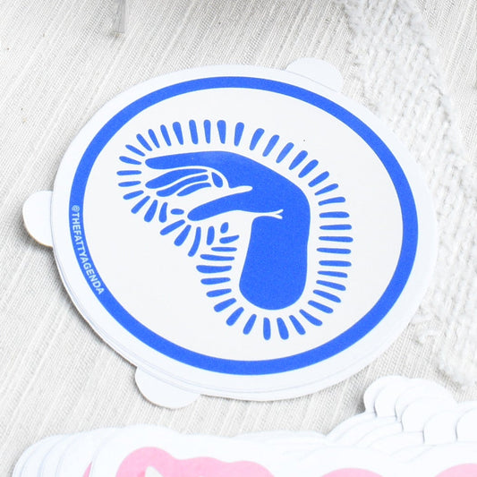 "fatty hand" sticker